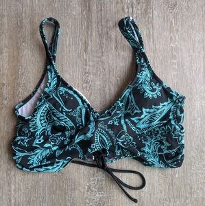 Venus Paisley Print Bikini Top